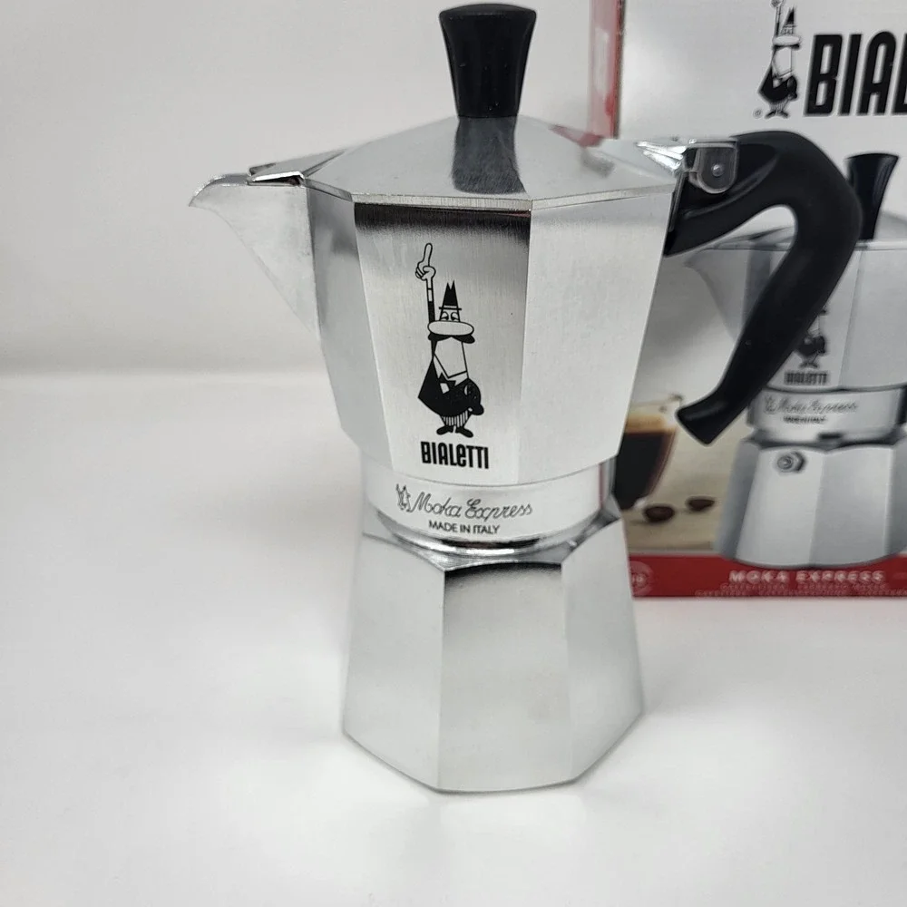 Bialetti‎ Moka Express 6-Cup Stovetop Coffee Espresso Maker Made In Italy